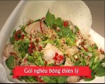 Gỏi nghêu bông thiên lý