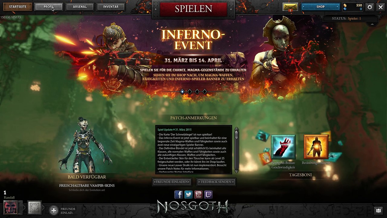 Arch Linux : Nosgoth [mesa + wine steam]