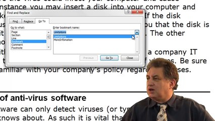 Word 2010 Tutorial | Bookmarks & Cross-References