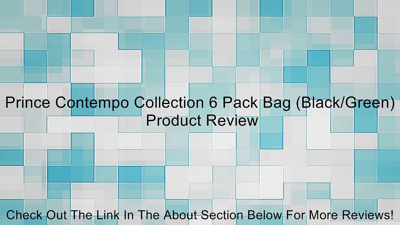 Prince Contempo Collection 6 Pack Bag (Black/Green) Review
