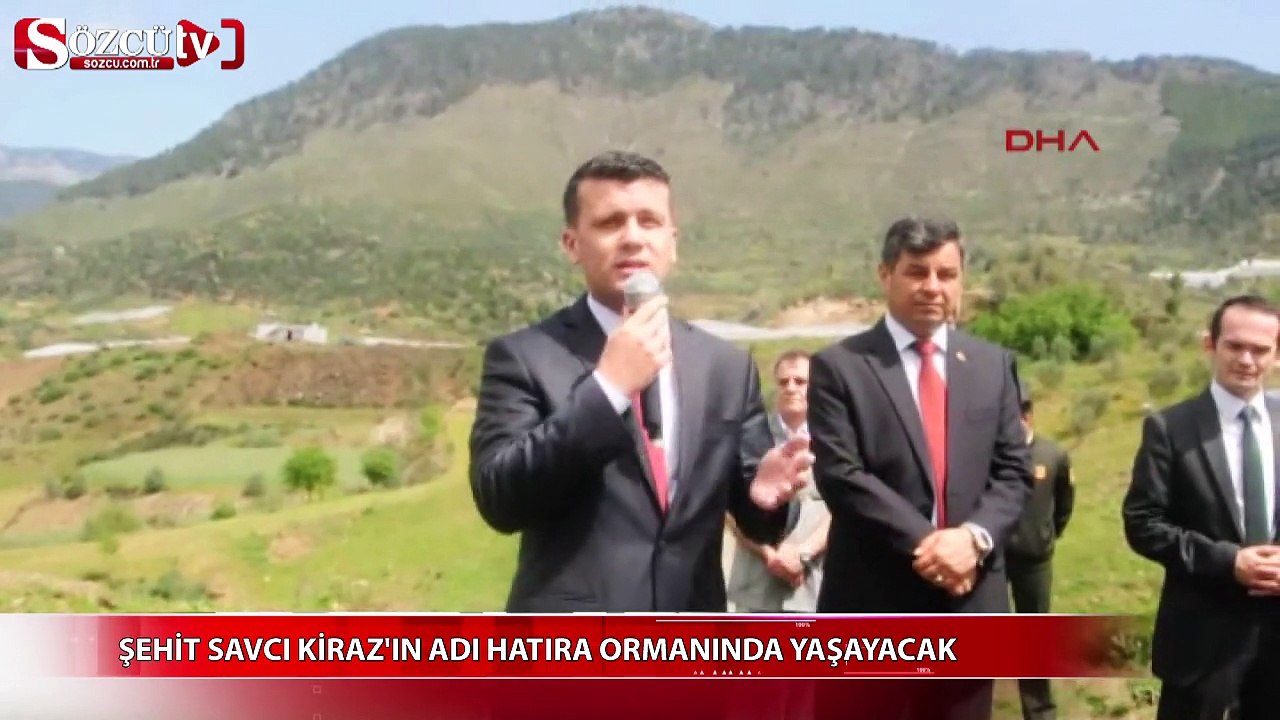 Şehit savcı Kiraz'ın adı hatıra ormanında yaşayacak