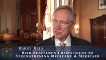 Reid Reaffirms Commitment to Strengthening Medicare & Medicaid