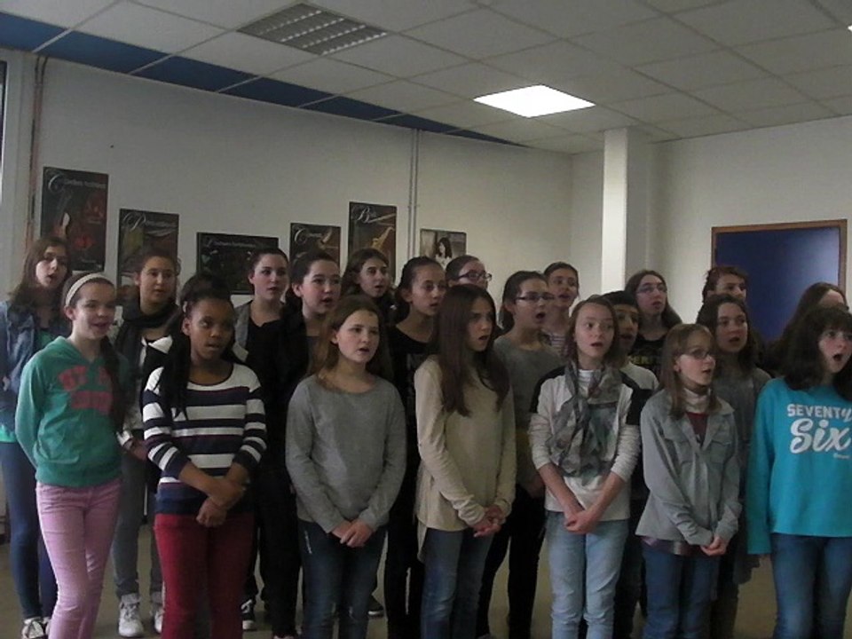 Ecole en choeur] Académie de Dijon - Collège en Bagatelle à Tournus  2014-2015 - Vidéo Dailymotion