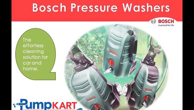 Bosch Pressure Washers | Car Washers Online - Pumpkart.com