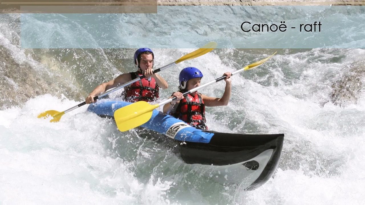 Canoe kayak rafting nice verdon.