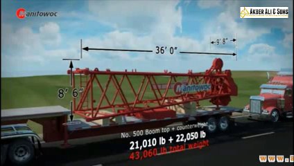 Watch the MANITOWOC MLC300 Crane in Action 🚧 (Imperial Animation)