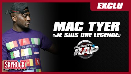 Mac Tyer "Je suis une légende" en live dans Planète Rap ! [ Exclu ]