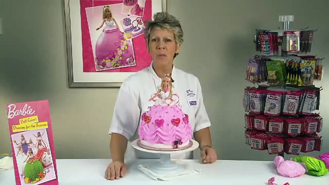 Sweetheart Barbie Doll Dress Cake Design from DecoPac