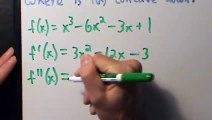 Calculus I - Concavity and Inflection Points - Example 1