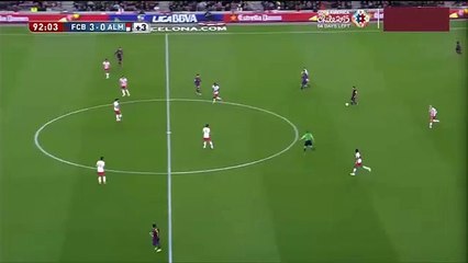 Suárez 2nd Goal vs Almería (4-0)
