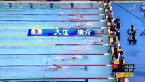 第91回日本選手權水泳競技大會-男子100m仰泳