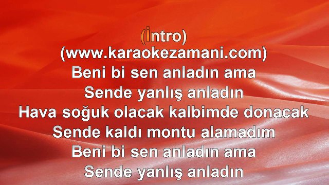 Burak Öksüzoğlu - Pencere - 2012 TÜRKÇE KARAOKE