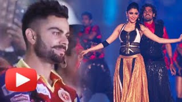 Virat Kohli Blushes On Anushka Sharma Performance - IPL 2015 Opening Ceremony - The Bollywood