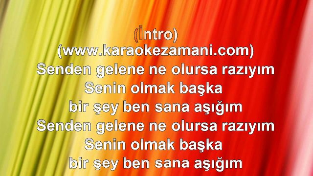 Burak Öksüzoğlu - Yangın - (2012) TÜRKÇE KARAOKE