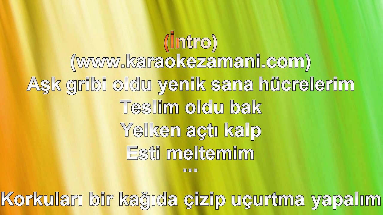 Burcu Güneş - Aşk Gribi - (2013) TÜRKÇE KARAOKE