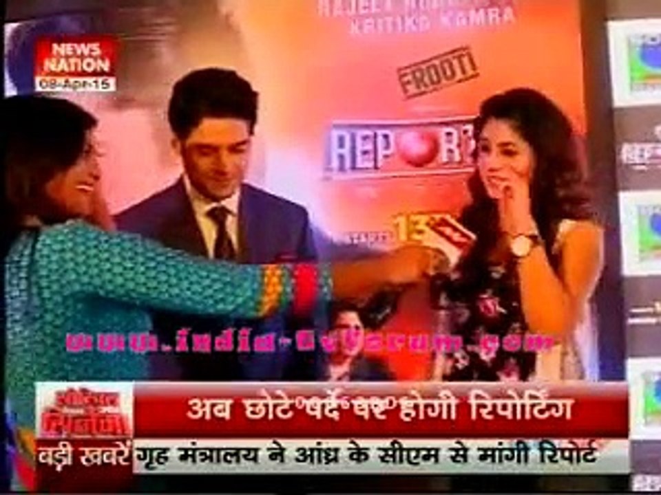 Rajeev Khandelwal & Kritika Kamra talks about Reporters news nation -8 April 2015