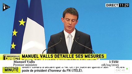 Manuel Valls annonce un «avantage exceptionnel» de 2,5 milliards d'euros sur cinq ans