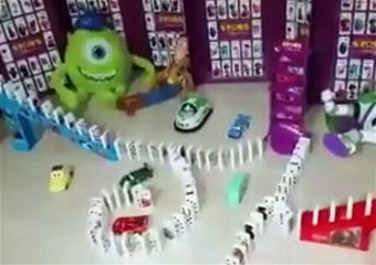 6 kid chaos with dominos