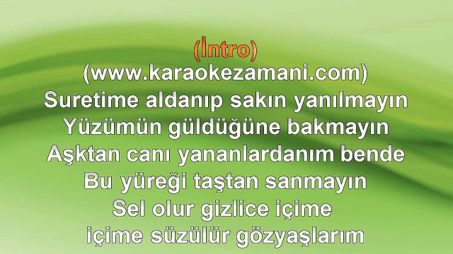 Bülent Ersoy & Tarkan - Bir Ben Bir Allah Biliyor - 2011 TÜRKÇE KARAOKE