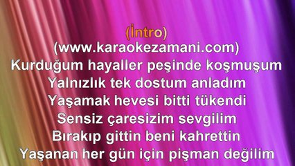 Cağatay Öztürk - Unutma - 2014 TÜRKÇE KARAOKE