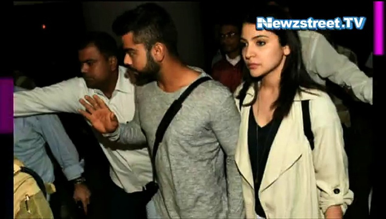Anushka- Virat slam haters, hug each other at Kolkata airport