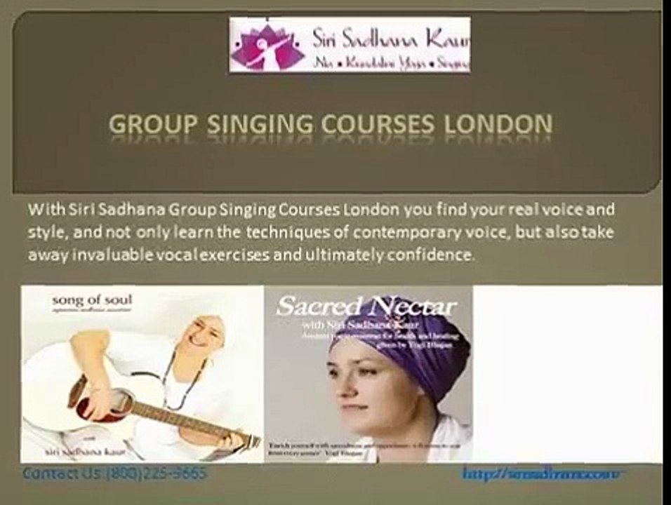Group Singing Courses London