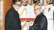 Amitabh Bachchan Receives Padma Vibhushan From President Of India
