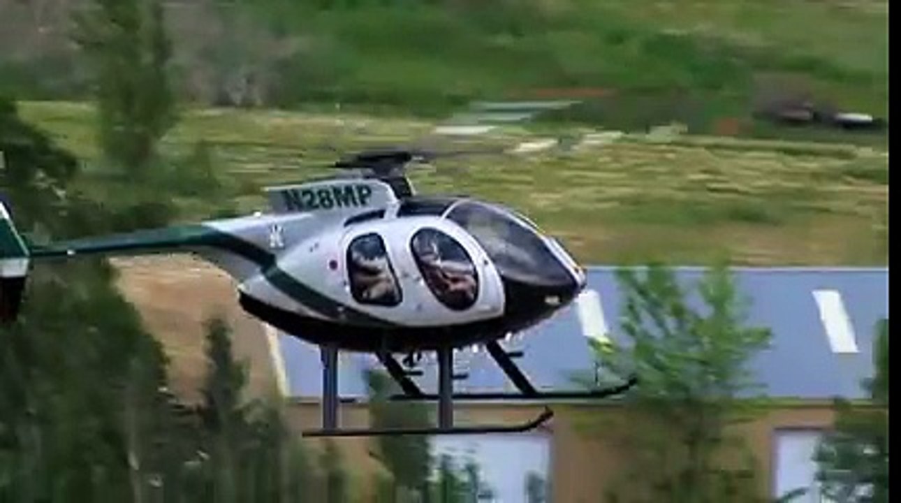 Helicopters Flying