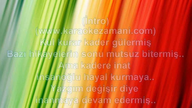 Candan Erçetin - Kader - 2009 TÜRKÇE KARAOKE