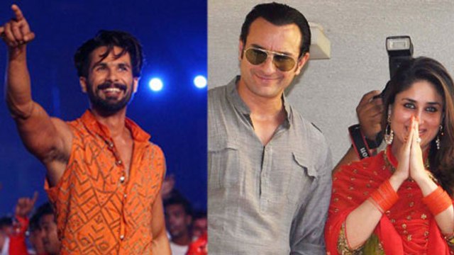After Kareena, Saif Ali Khan Congratulates Shahid Kapoor for Wedding | IPL Opening Ceremony 2015
