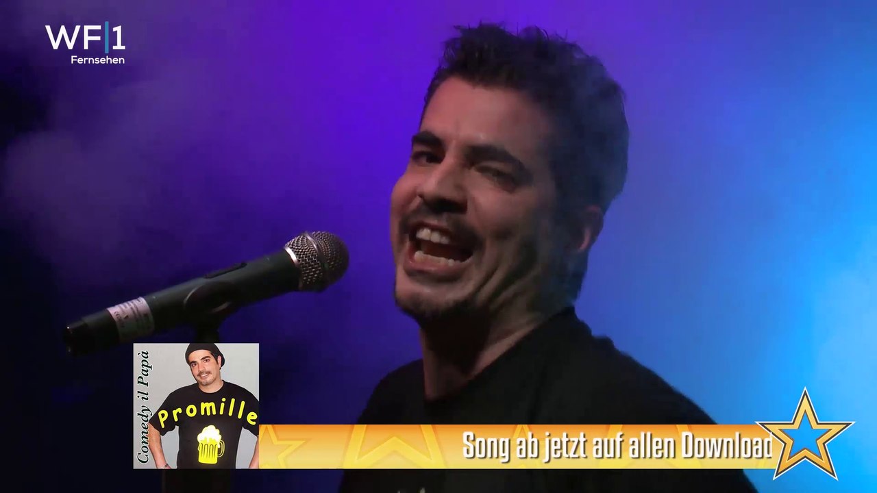 Comedy Il Papa in der TV-Musiksendung 'Star-Olymp'--Amber-Musikpromotion