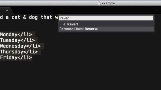 Sublime Text Command Palette (Tutorial #4).mp4