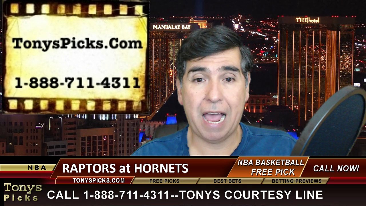 Charlotte Hornets vs. Toronto Raptors Free Pick Prediction NBA Pro Basketball Odds Preview 4-8-2015