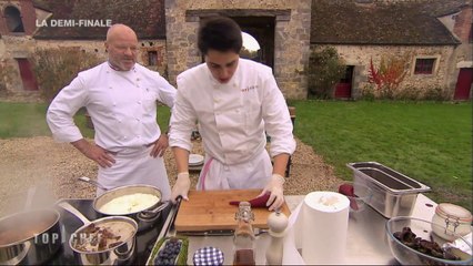 Philippe Etchebest reproche à Xavier le manque d'originalité dans son plat