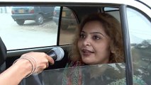 A Woman Sharing her on View on NA-246 Elections