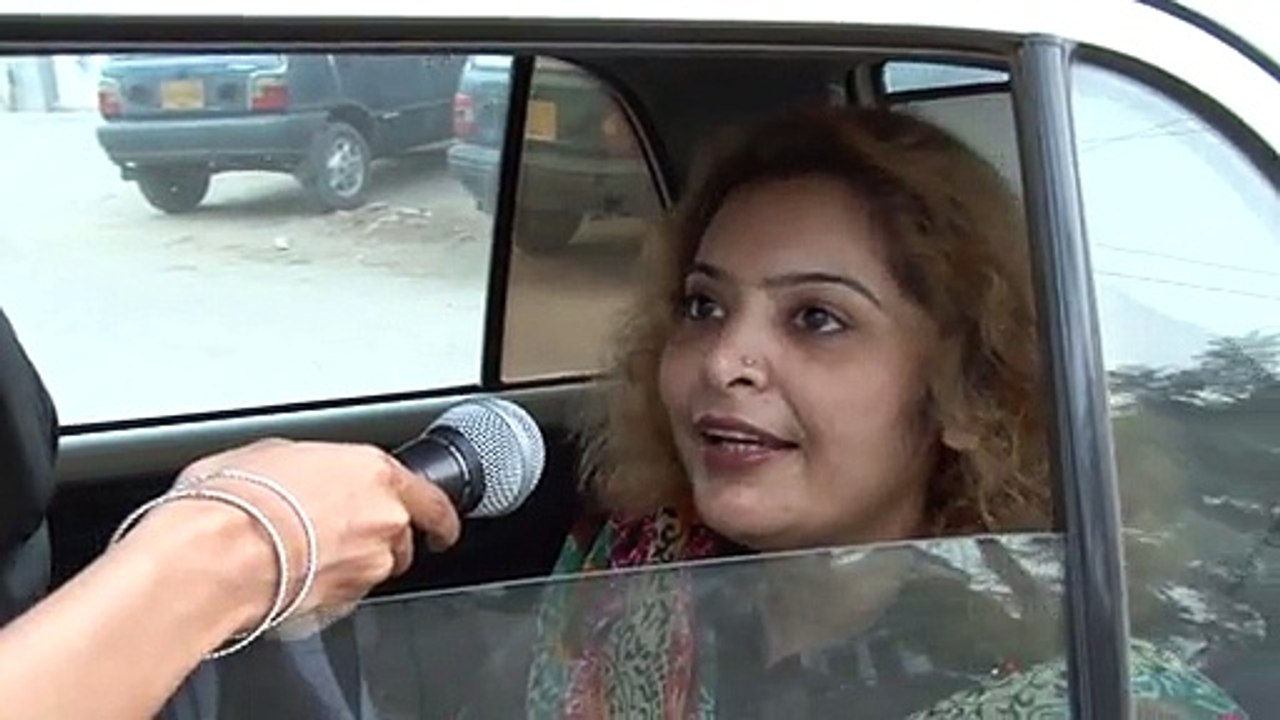A Woman Sharing her on View on NA-246 Elections