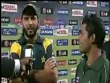 Umar Akmal speaking urdu; Umar Akmal is Man of the Match on Pakistan vs West Indies-ICC CT 09