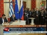Putin expresa interés de Rusia para invertir en Grecia
