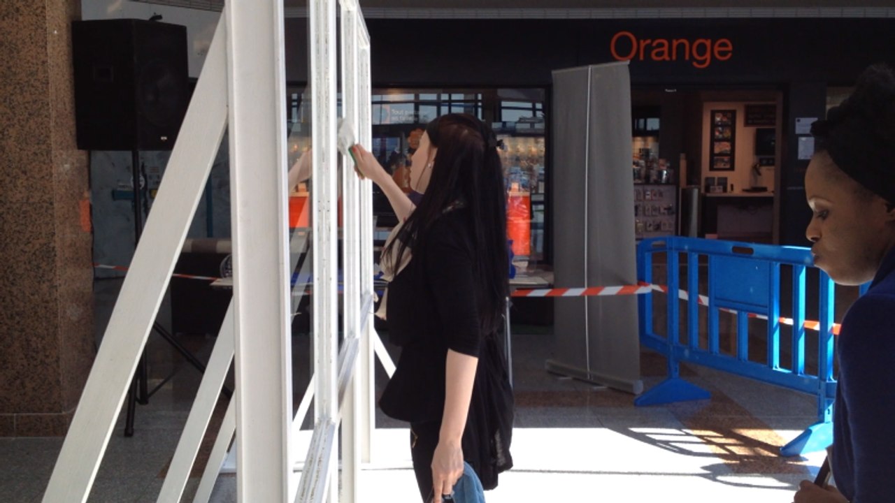 Un concours de nettoyage de vitre