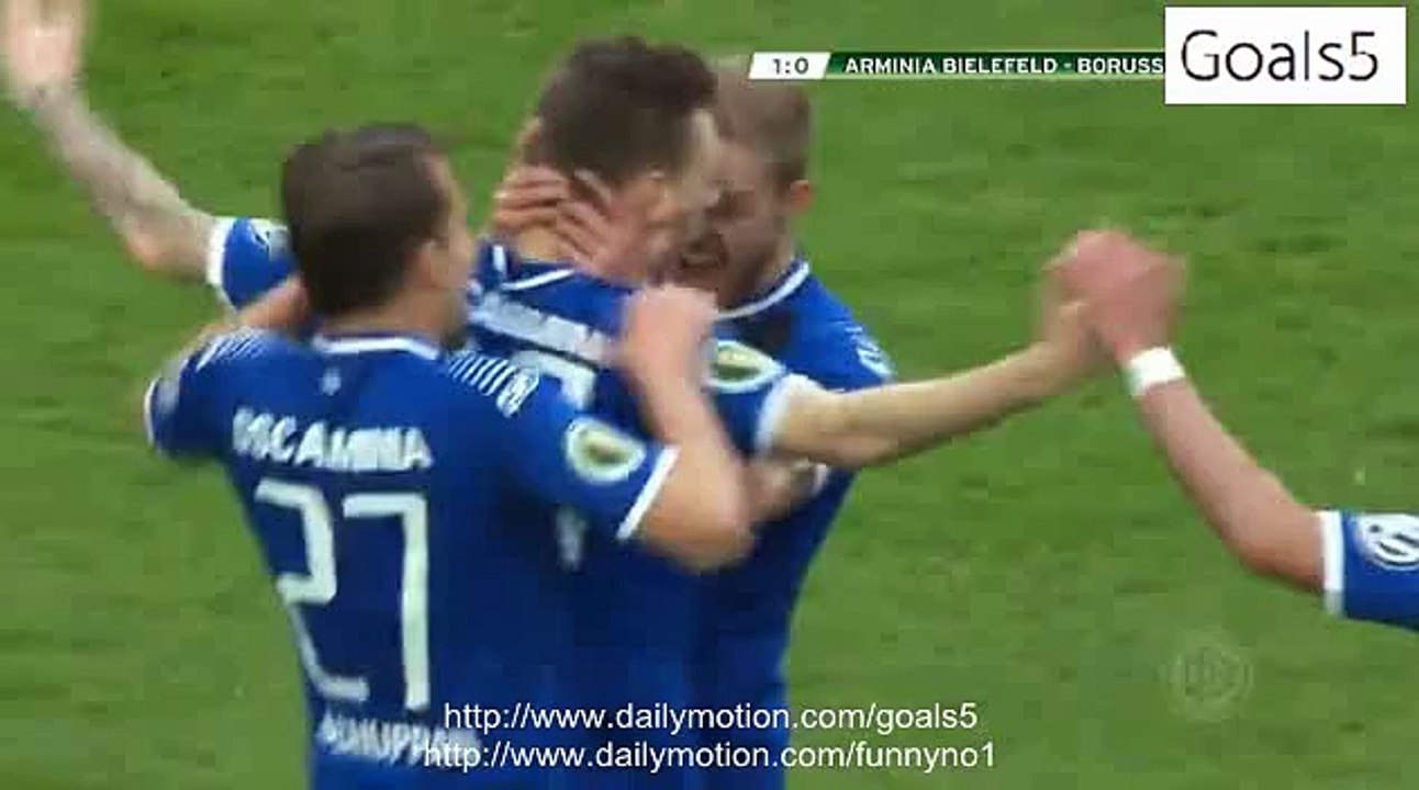Junglas M Goal Bielefeld 1 - 0 Monchengladbach DFB Pokal 8-4-2015