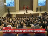 Cumhurbaşkanı Erdoğan yine Muhtarlarla buluştu 'Türkiye'nin Muhtarıyım' dedi