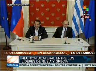 Tsipras: Acuerdo económico Rusia-Grecia estabilizará Europa