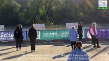 Quarts de finale de la cinquième étape du Super 16 Féminin, Sport Boules, Bourg-Saint-Andéol 2015