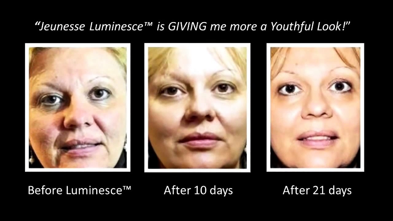 Vorher und Nachher Bilder mit Luminesce - Jeunesse Global