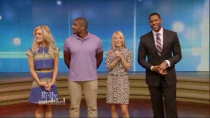 Michael Sam & Peta Murgatroyd On “Live With Kelly And Michael”
