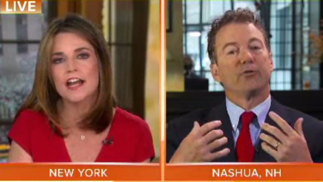 Rand Paul Gets Salty With Savannah Guthrie On Foreign Policy