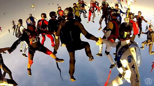 Adventures With Aviator - World Record Freefly Skydives With TJ Landgren (Chicago 2012 Head Down World Record) (1)