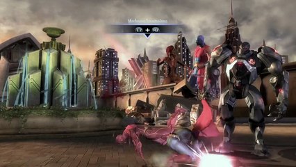 Injustice: Gods Among Us vuela Flash vuela