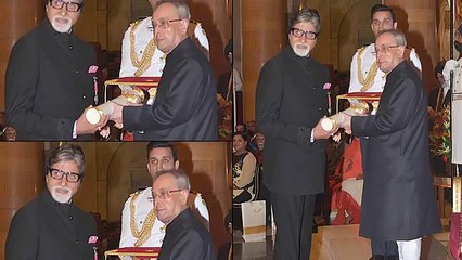 Amitabh Bachchan conferred with Padma Vibhushan
