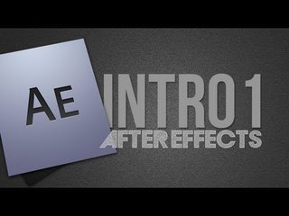 Como criar uma Intro/Vinheta no After Effects #1